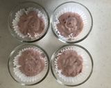 簡単♪昔ながらの蒸しパン（いちごミルク）作り方4写真