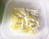レンジで白菜・離乳食初期作り方2写真