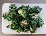 栄養満点☆プチヴェールのホットサラダ。作り方1写真