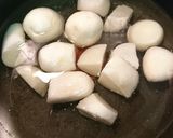 里芋と牛肉煮作り方1写真
