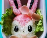 キャラ弁　イーブイ派生　＊ニンフィア＊作り方17写真