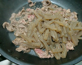 焼きれんこんと牛肉のしょうゆ炒め作り方5写真