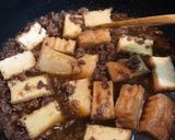 厚揚げとひき肉の炒め煮作り方4写真