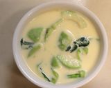 電子レンジで青菜とアボカドの茶碗蒸し作り方3写真