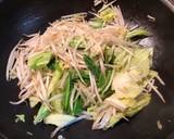 のだ塩薫塩を使ったピリ辛野菜炒め作り方3写真