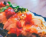 65℃鶏ももソテーエスニックトマトソース作り方25写真