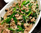 簡単！豚ひき肉ともやしの炒め物☆作り方6写真