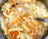 優しい味♫大根と人参のお味噌汁作り方3写真