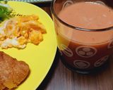 カゴメトマトジュース🍅にリンゴ🍎作り方2写真