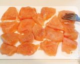 柔らか鶏胸肉と長芋の簡単甘辛炒め作り方1写真