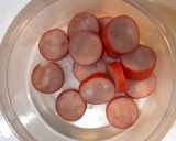 お弁当に♪ 赤ウインナー飾り（串）作り方2写真