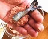 蒸し器不要*春の華やか海老シュウマイ作り方4写真