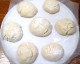 朝食に簡単白パン。こねて焼くだけなの！作り方2写真