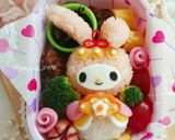 キャラ弁☆マイメロちゃんのひな祭り弁当作り方5写真