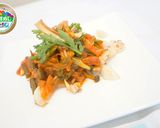 野菜たっぷりおこげご飯のトマトソースかけ作り方8写真