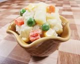簡単おかず☆半マッシュポテサラわさびマヨ作り方8写真