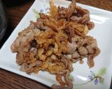 豚肩ロースと揚げのハニーソイソース炒め作り方6写真