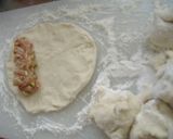 ♪　～シャルビン～　モンゴルの肉パン　♪作り方4写真