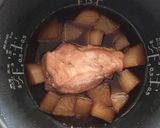 炊飯器で簡単！豚もも肉でチャーシュー作り方3写真
