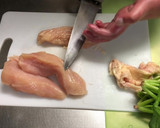 簡単に鶏肉とほうれん草のしゃぶしゃぶ作り方1写真