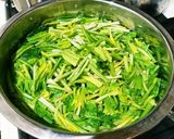 サバ缶とほうれん草の和え物作り方1写真