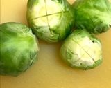 芽キャベツのアンチョビ風味パスタ作り方2写真