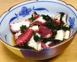♡たことわかめの酢の物♡疲労回復にも！作り方4写真