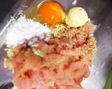 ☺️自家製❤️鶏ムネ肉で花しゅうまい☺️作り方2写真