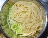 電子レンジだけで!キャベツとツナのパスタ作り方5写真