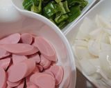 魚ニソ玉ねぎピーマンのケチャップ炒め作り方1写真
