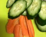 白だしで簡単浅漬け☆さっぱり野菜のお漬物作り方3写真