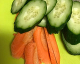 白だしで簡単浅漬け☆さっぱり野菜のお漬物作り方3写真