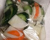 白だしで簡単浅漬け☆さっぱり野菜のお漬物作り方7写真