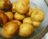 新じゃがと鶏肉の甘辛煮作り方1写真