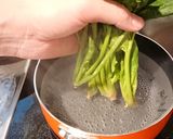 チンゲン菜の豚肉巻き作り方2写真