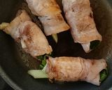 チンゲン菜の豚肉巻き作り方6写真