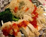 炊飯器☆炊き込みチキンライス もち麦入り作り方4写真