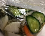 白だしで簡単浅漬け☆さっぱり野菜のお漬物作り方8写真