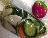 白だしで簡単浅漬け☆さっぱり野菜のお漬物作り方9写真