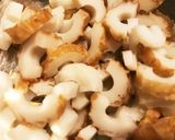 レンコンと豚ひき肉のシャキシャキ炒め作り方3写真