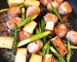 厚揚げと豚こまボールの甘酢タルタル♡作り方9写真