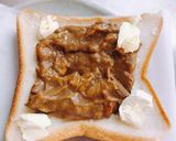 【2日目カレーの】チーズトースト作り方3写真