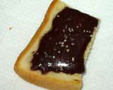 ちょい大人のチョコクリーム＋αトースト♡作り方3写真