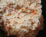えのきと小海老のチーズ炊き込みご飯作り方5写真