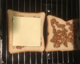 納豆チーズパン（トースト）作り方2写真