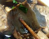 すき焼きのたれとめんつゆで赤えいの煮付け作り方6写真