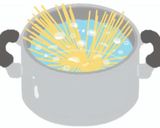 和風オイル　明太子パスタ　たらこパスタ作り方5写真