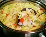 白いんげん豆と野菜のスープ作り方2写真