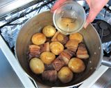 豚バラ肉と新じゃがいものこってり煮作り方6写真