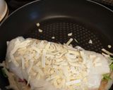 お餅で包んだお好み焼き作り方5写真